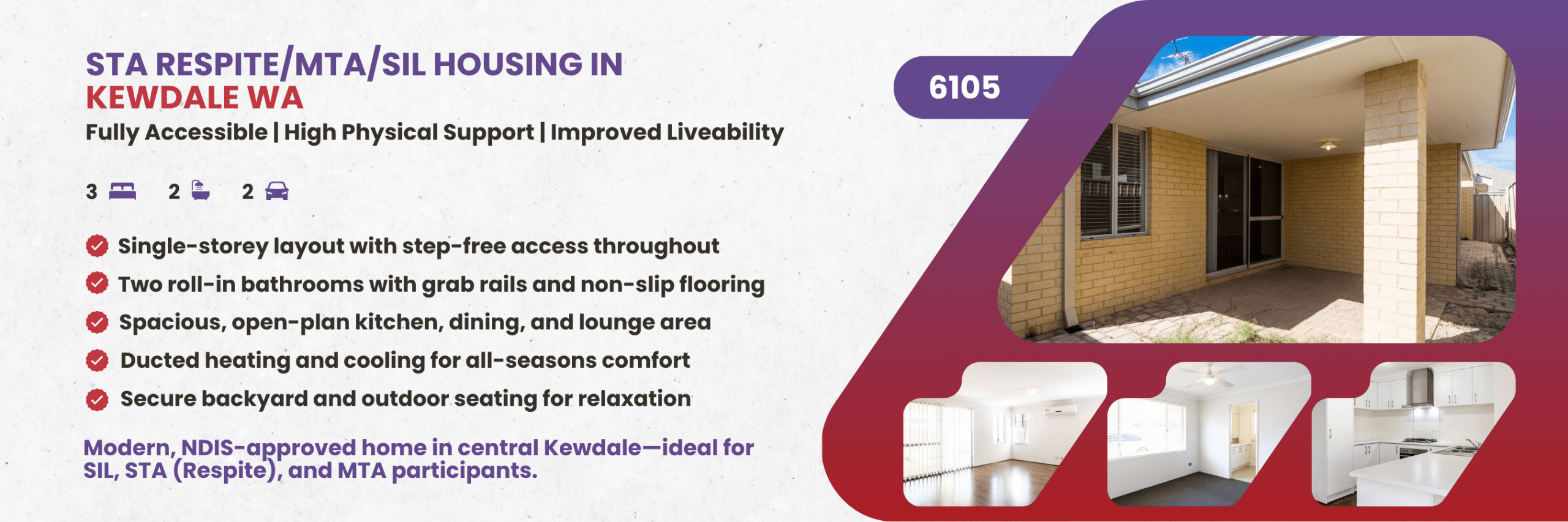 STA Respite/MTA/SIL Housing in Kewdale WA